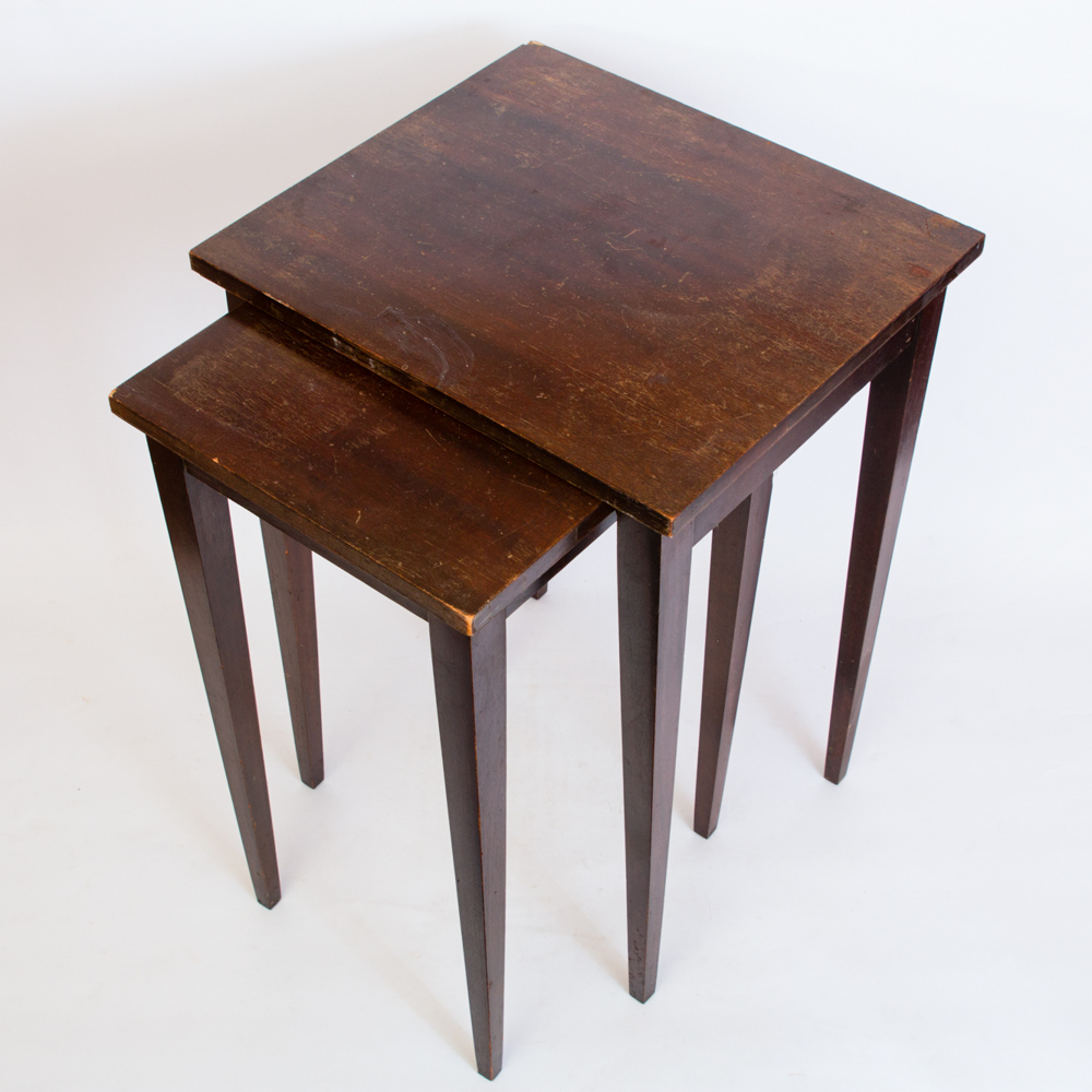 MidCentury Brandt Oak Nesting Tables EBTH